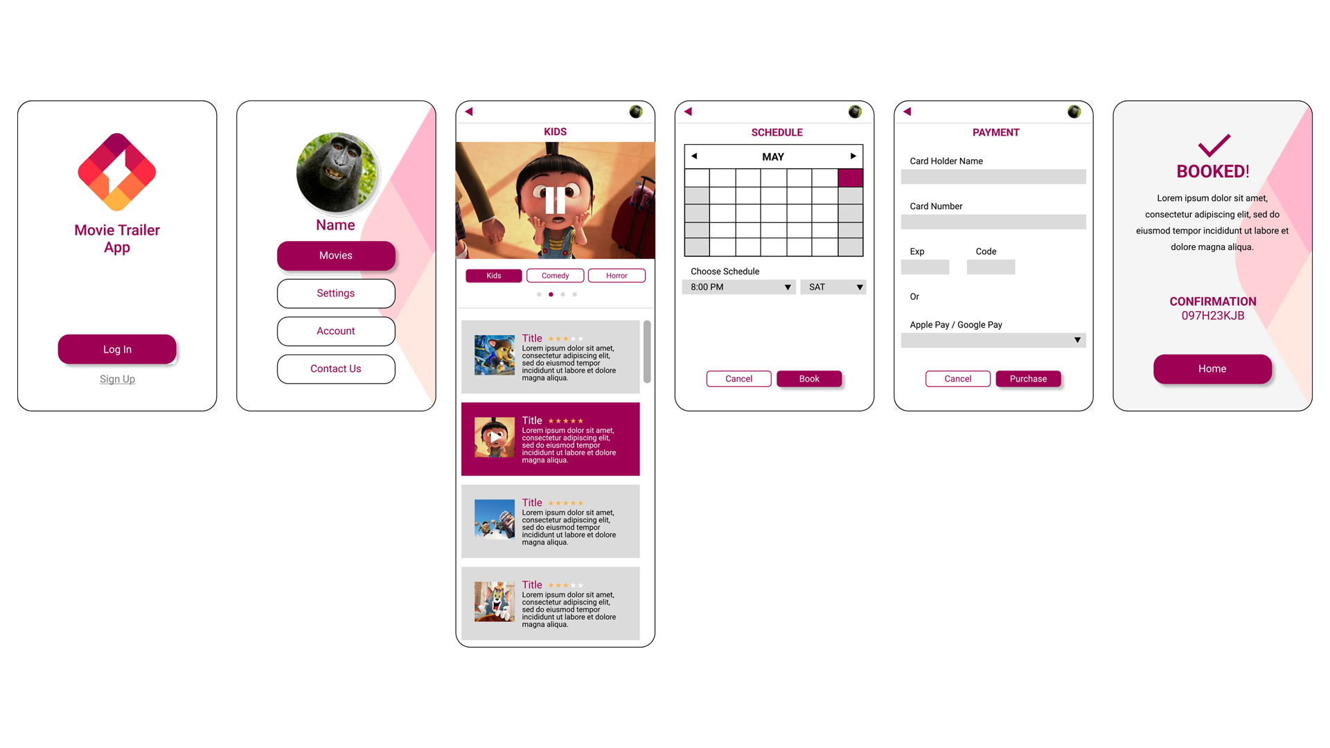 Hi-Fi Wireframe